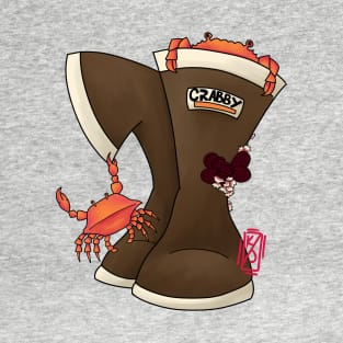 Crabby Rain Boot T-Shirt